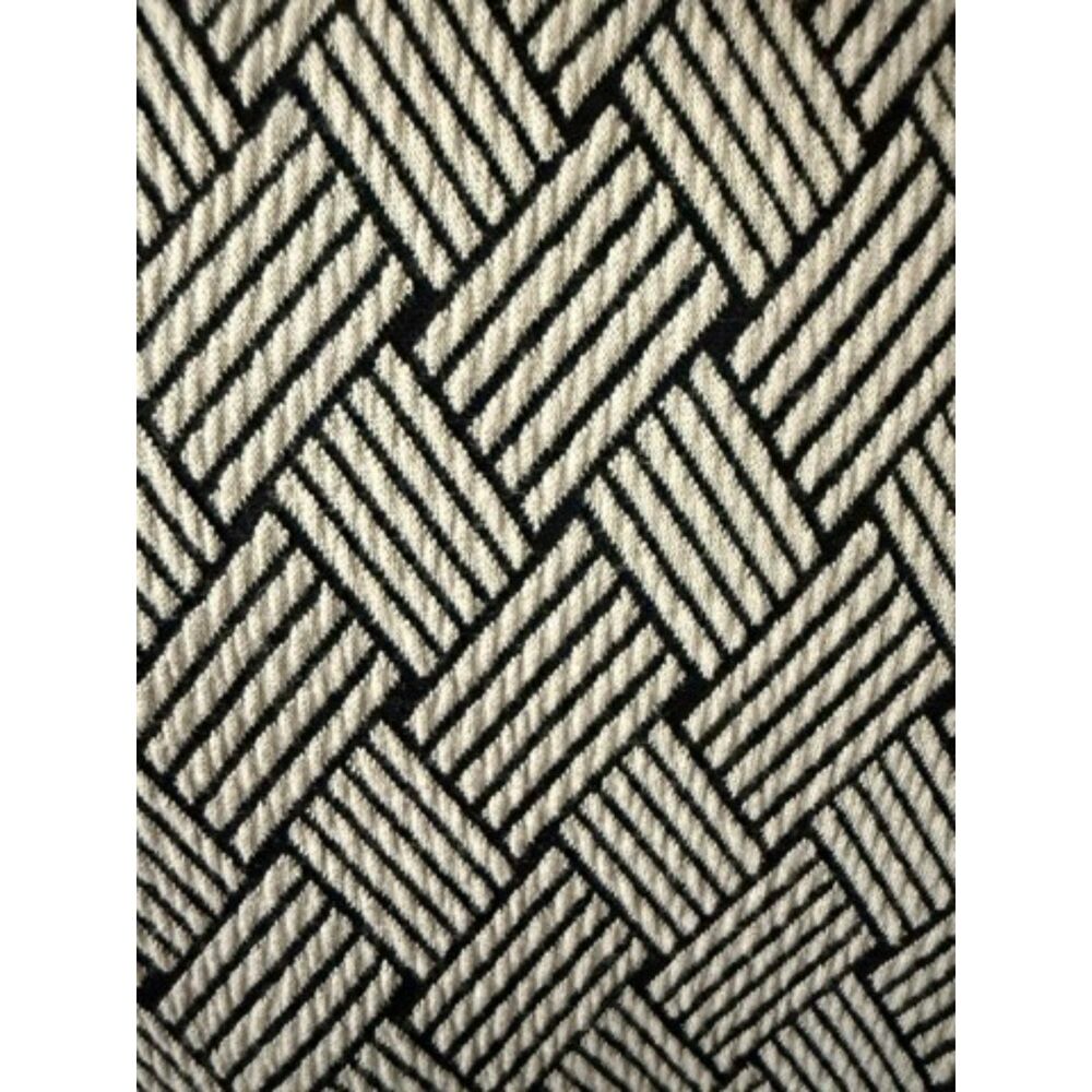 See and Be Seen Plus Size 1X Geometric 2 Piece Matching Set Tan Black - Picture 3 of 8